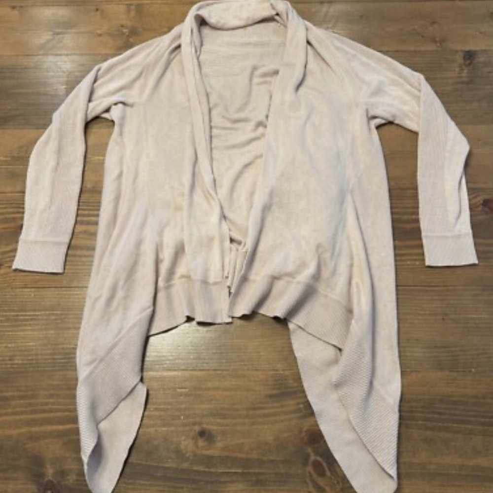 Lululemon Women's Open Front Sweater Cardigan Dusty Pink